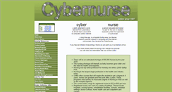 Desktop Screenshot of cybernurse.com